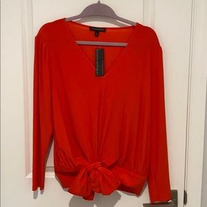 Banana republic Tie blouse